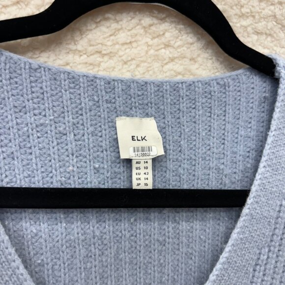 Size 10 - ELK - Lambswool Thick Boxy Sweater Rent the Runway RTR $267 msrp - Picture 7 of 14
